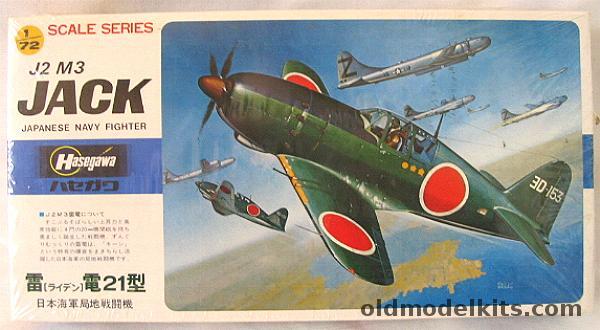 Hasegawa 1/72 J2 M3 Jack '21' - 302 Air Wing Atsugi - Tainan Air Wing - 302 Air Wing, B2 plastic model kit